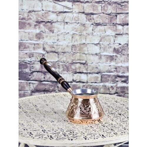 Thick Lump Copper Coffee Pot 4 Cup (1181)