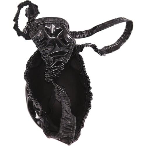 Sexy Exotic U Convex Pouch Underwear For Men Briefs Jockstrap PVC Latex Shiny Low Rise Tong G String Sissy Panties Gay Pride