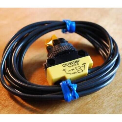 QS18VN6F Fiber Optic Photoelectric Sensor Npn Output, Barrel Style, Ip67, QS18 Series 02793