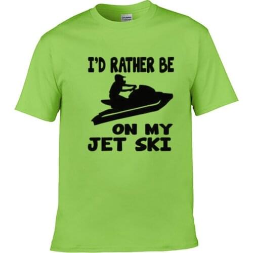 I like to wear my mens Jet watersports funny mens short sleeve T-shirt