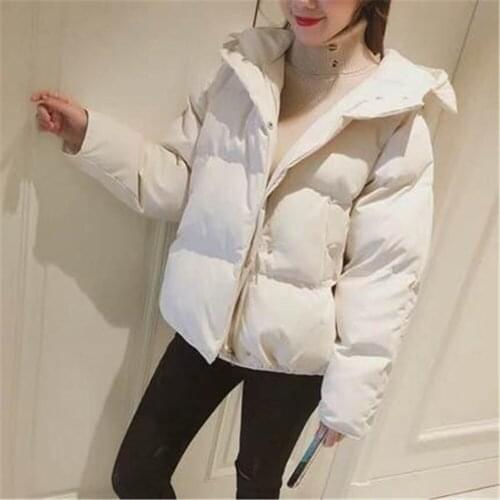 New Winter Jacket Women Thicke Outerwear Bread Cotton Padded Female Jackets Fashion Hooded Parka Women Jacket Coat mujer