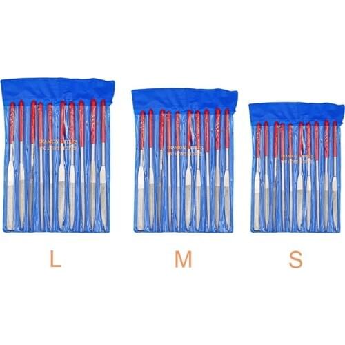 3sets Dental Diamond Needle File Set Handy Tools for Ceramic Glass Gem Stone Hobbies and Crafts(S/M/L)
