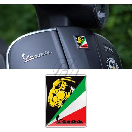 3D Motorcycle Decal Italia Sticker Case for PIAGGIO VESPA GTS GTV LX LXV 125 250 300 Replace Logo Sticker