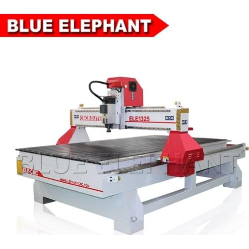 6kw Air cooling spindle cnc router 1325 for wood engraving, MDF, metal, glass, foam