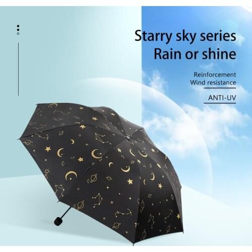 Automatic Rain Umbrella UV Protection Fashion Sunshade Female and Male Sun Umbrella Sun Protection Folding Sunshade Dual Use
