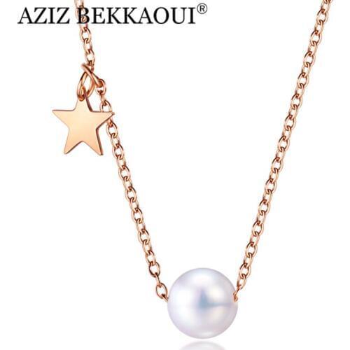 Женские ожерелья из жемчуга AZIZ BEKKAOUI China At AliExpress