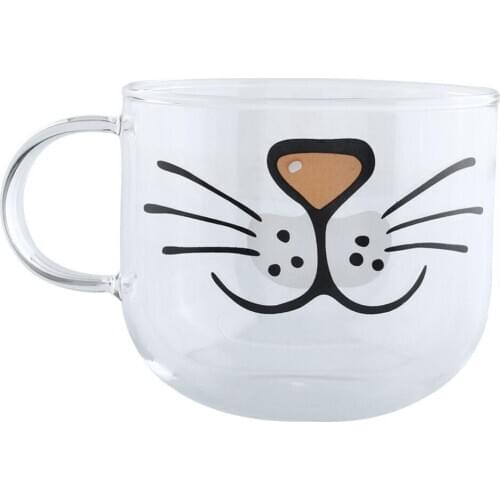 Free Shipping Self Stirring 550 ML Cartoon Coffee Cup Cat Printed Mugs Perfect Souveni Mixing Coffee Tea Cup