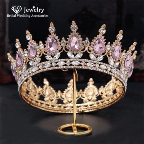 CC Wedding Crown Tiara Hairbands Hair Jewelry Engagement Accessories for Women Bride Luxury Crowns Cubic Zircon Party Gift YQ20