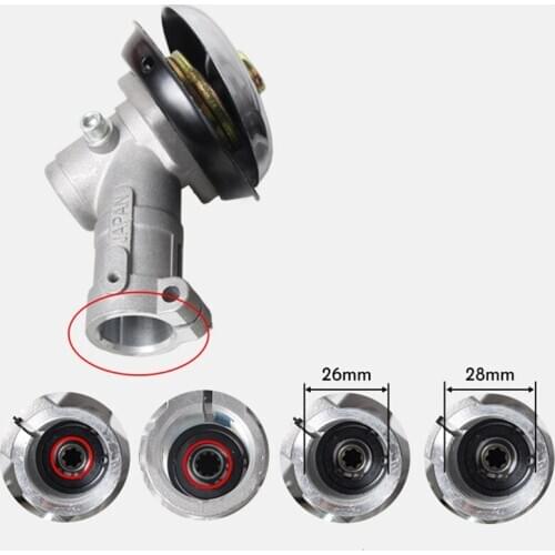 26/28mm Diameter Trimmer Gearbox Brush Cutter Trimmer Replace Gear Head Gear-head Gearbox Garden Power Tools Set