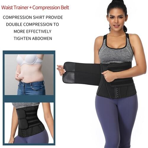 Ladies Waist Trainer Cincher Neoprene Shapewear Women Slimming Strap Belly Shaper Tummy Control Workouta Trimmer Belt Corset