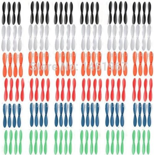 36set=144pcs Hubsan X4 H107C H107L H107D Blade Propellers Parts for RC Quadcopter Helicopter - 6 Colors