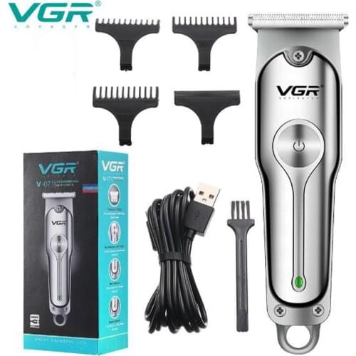 USB Rechargeable Hair Clipper Oilhead Clipper Hair Carving Push Hair Trimmer White MINI Haircut Machine Metal Body