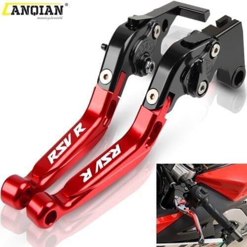 Motorcycle Accessories handbrake Folding Extendable Adjustable Clutch Brake Levers FOR Aprilia RSV R 2004 2005 2006 2007 2008