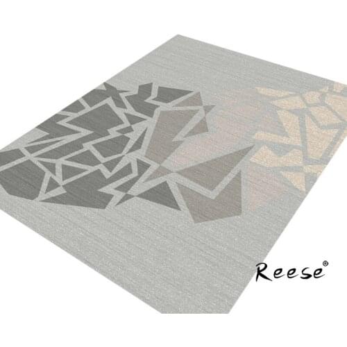 Reese Soft Dense Fluff In Autumn And Winter Rug Irregular Abstract Geometry In Living Room Anti Slip Carpets Home Decor Washable