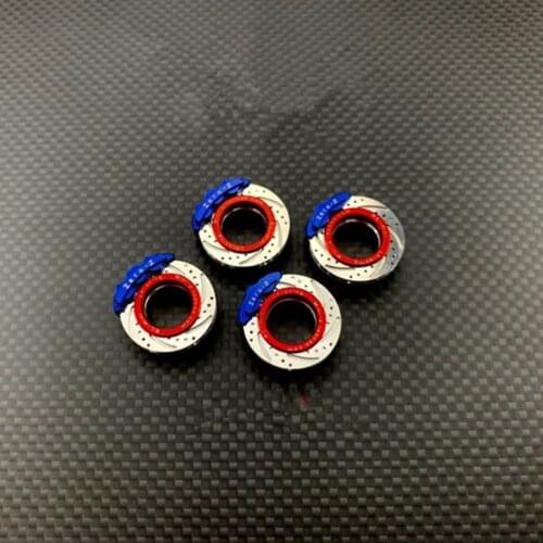 2021 New Big Abalone Calipers Brake Disc LK004 for RC Drift Car Wltoys K969 KoMINIZ MA020 030 FWD Upgrade Decoration Parts