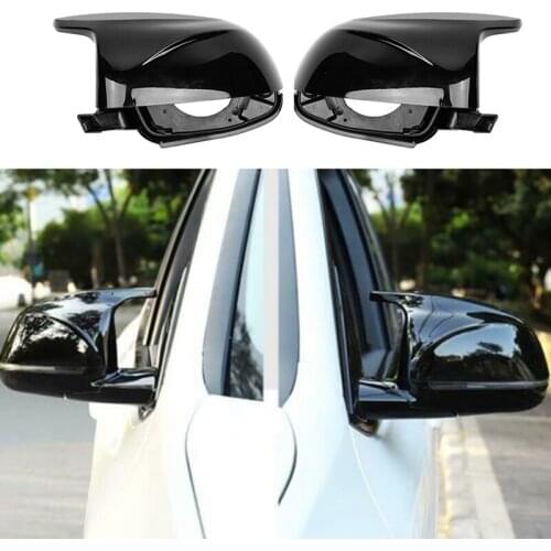 NEW-Car Rear View Mirror Cover Trim Kit for BMW X3 X4 X5 X6 X7 G01 G02 G05 2018-2020