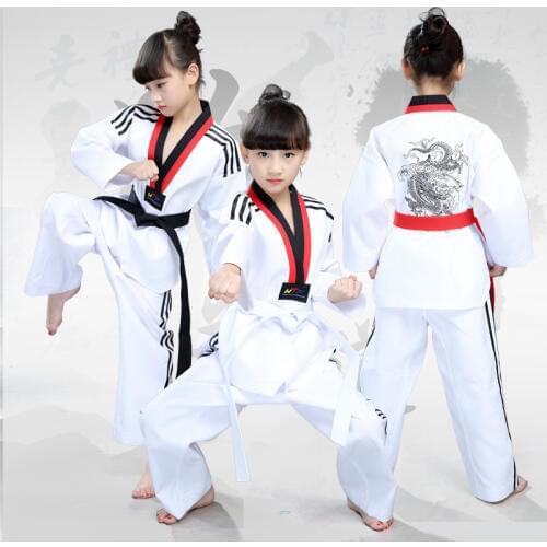 Professional children, taekwondo clothing martial arts martial arts uniforms martial arts juvenile Taekwondo stage costumes