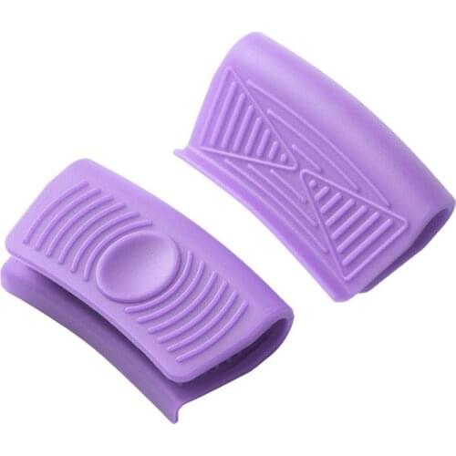 Kitchen Silicone Panhandle Pot Mitts Cover Pan handle Mitts Cover Insulation Non Slip Handle Silicone Case Anti-Scalding Ears