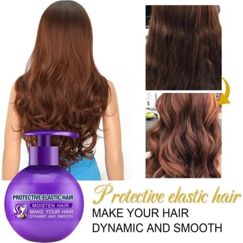 Hair Care Elastin Passion Fruit Flavor Security Colorful Curl Boost Defining Cream for Curl Hair