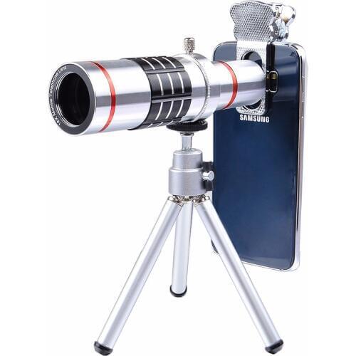 Universal 18x Optical Telescope Mobile Lens Telephoto Zoom Slow with Tripod for Samsung i Phones Phone