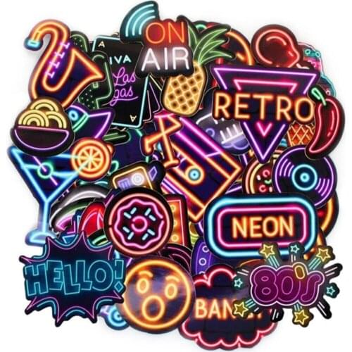 Waterproof Stickers 50PCS Laptops Water Bottles Computer Cell Phone Diy Decoration Gifts Kids Teens Girl Boy Skateboard Durable