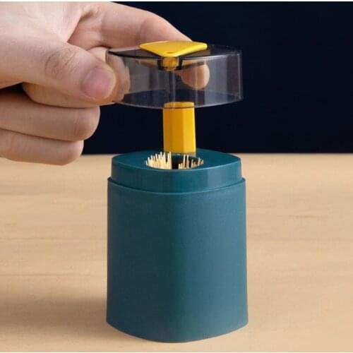 Pop-up Cotton Bud Swabs Toothpick Holder Dispenser Case Q-tips Holder Storage Organizer Home Hotel Decoration