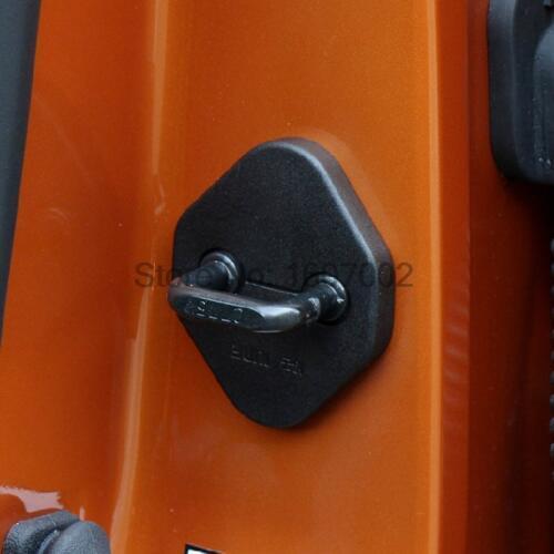 4Pcs/Set Door lock cover avoid rusty protecting cover For NISSAN Livina Tiida Teana Qashqai Exterior Accessories Car Stickers