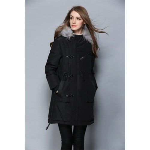 Winter Jacket Women Real Fox Fur Collar Hooded White Duck Down Jackets Men Parka Thick Womens Coat Chaqueta Mujer WXF416