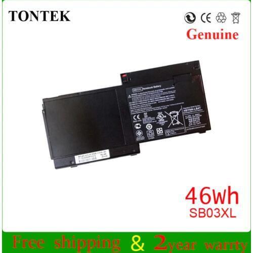46wh SB03XL laptop battery for HP EliteBook 820 720 725 G1 G2 HSTNN-LB4T 46WH 11.1V