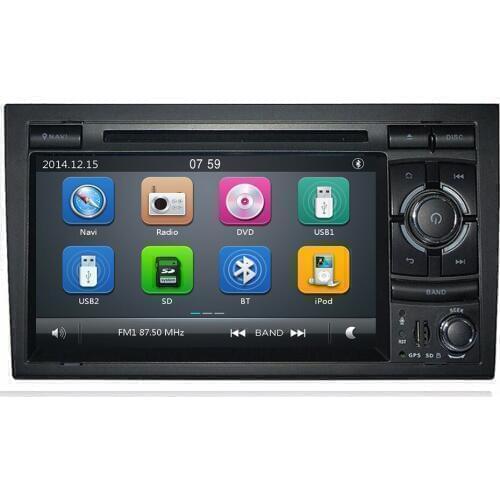 2 Din AutoRadio Car DVD Multimedia Player For Audi A4 B6 B7 Seat Exeo S4 B7 B6 RS4 B7 2000-2012 GPS Navigation Stereo