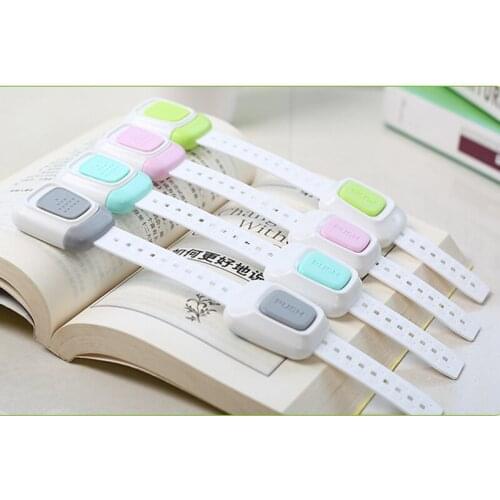 Child safety lock drawer refrigerator closet multi-function double button baby safety protection products