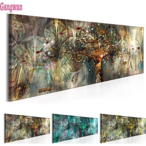 Large 5d Diy Diamond painting Mandala Tree of life Diamond painting Cross Stitch Mosaic Rhinestones embroidery abstract painting