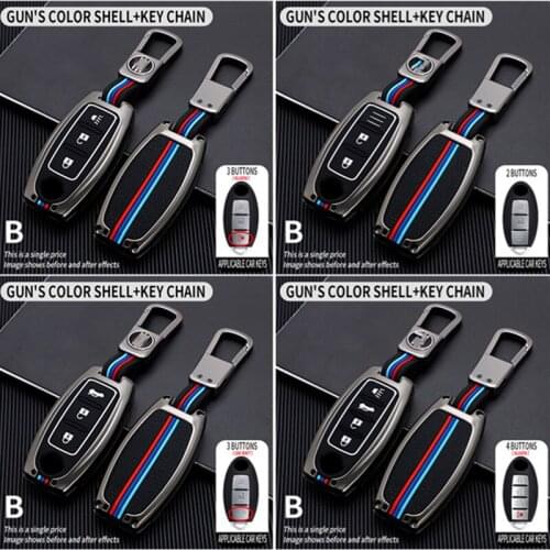 Car key cover case for nissan juke leaf micra k12 note patrol qashqai j11 j10 tiida versa x-trail xtrail x trail t32 Infiniti