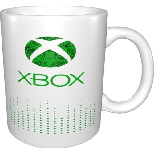Black Microsoft Xbox One 360 Logo 1 Mug Coffee Cup Coffee Mug Boba Glass Cup