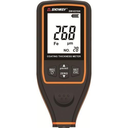 SW-6310A Digital Paint Coating Thickness Gauge Car detector Refinishing Paint micrometer Coating test high-precise probe Meter