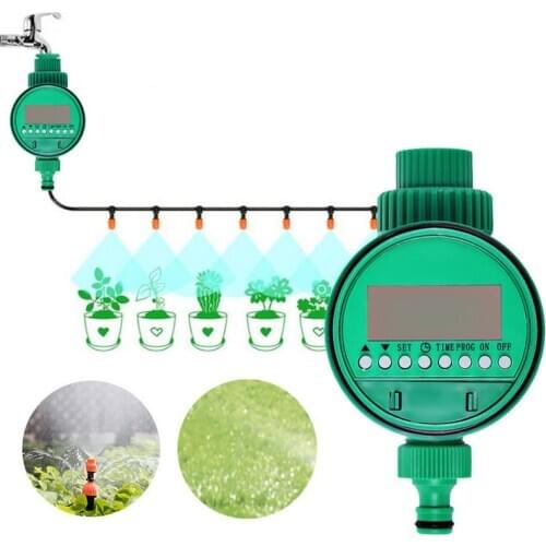 LCD Display Watering Timer Electronic Home Garden Ball Valve Water Timer For Garden Irrigation Controller