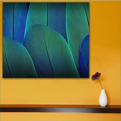 Large size Printing Oil Painting Enchanting green leaves Wall art canvas prints pictures for living room and bedroom No Frames