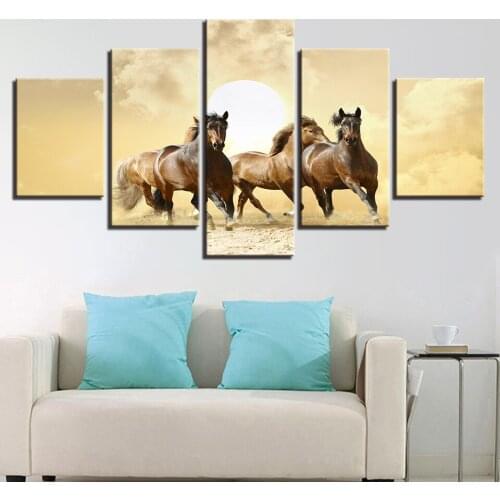 Framed Canvas Painting Home Decor Wall Art Framework 5 Pieces Jurassic Park Dinosaurs Pictures Living Room HD Prints