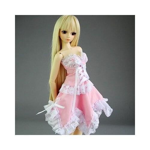 [wamami] 105# Lace Pink Dress/Outfit 1/4 MSD 1/3 SD DZ AOD BJD Dollfie