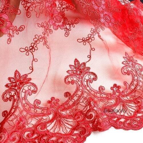 Lace accessories wedding dress curtains diy handmade material embroidery fabric Clothing wedding fabric