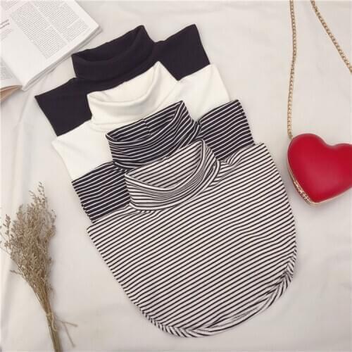 Fashion Women Fake Collar Detachable Turtleneck Girls Autumn Mock Half Pullovers Top Cotton False Collar Neck Warmer 2021 New