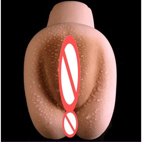 Male Masturbator Soft Dolls Realistic Artificial Vagina Anus Double Channel Pussy Masturbation Adults Sex Toy For Men 417