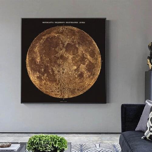 Earth Mars Planets Solar System Galaxy Wall Art Canvas Painting Nordic Posters And Prints Wall Pictures For Living Room Decor