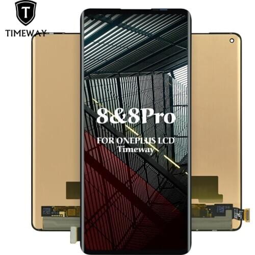 OEM Display For Oneplus 8 LCD Touch Screen For oneplus 8 Pro Screen Replacement Digitizer Assembly Without Frame Spare Parts