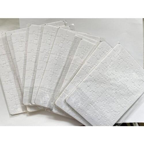 Blank Puzzle Sublimation print A3 A4 A5 Puzzles 10 pieces / lot