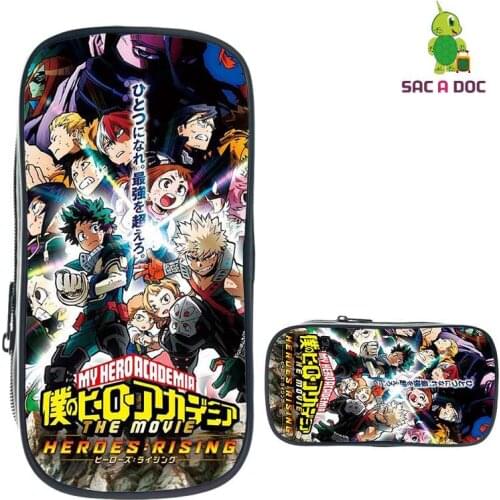 3d Print Anime Boku No Hero Academia Boys Girls Cartoon Pencil Case Bag School Pouche Children Student Pen Bag Kids Purse Wallet