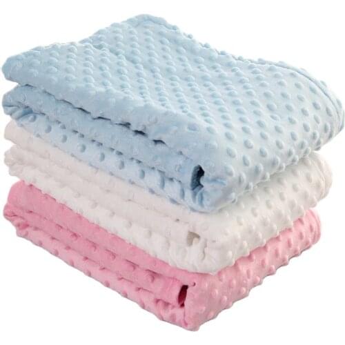 PINK SWAN Baby Fleece Blankets