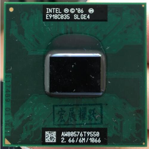 Intel Core 2 Duo T9550 CPU Laptop processor PGA 478 cpu 100% working properly