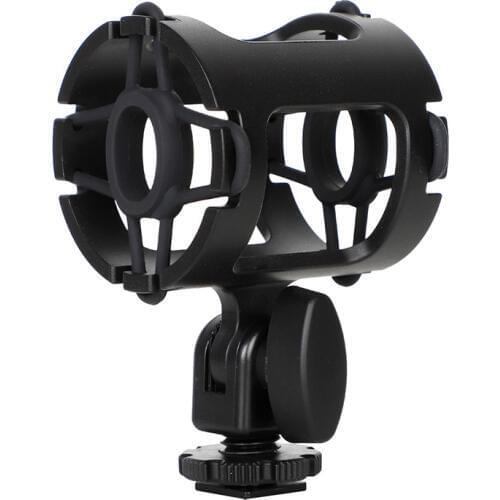 Universal Shock Mount for Camera Shoes Boompoles Fits Mics Measuring Dia 19-25mm 4-Point Silicone Suspension 3/8"-16 Thread Base