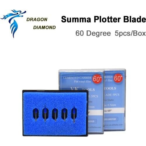 High Quality 5pcs Summa D Plotter Cutting Blade 60 Degree Vinyl Plotter Cutter Blade for summa cutting plotter